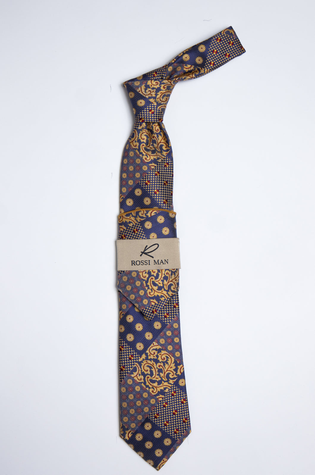Rossi Man Tie and Pocket Round RMR275-3