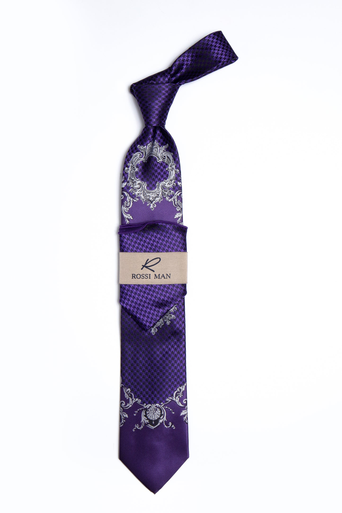 Rossi Man Tie and Pocket Round RMR277-3