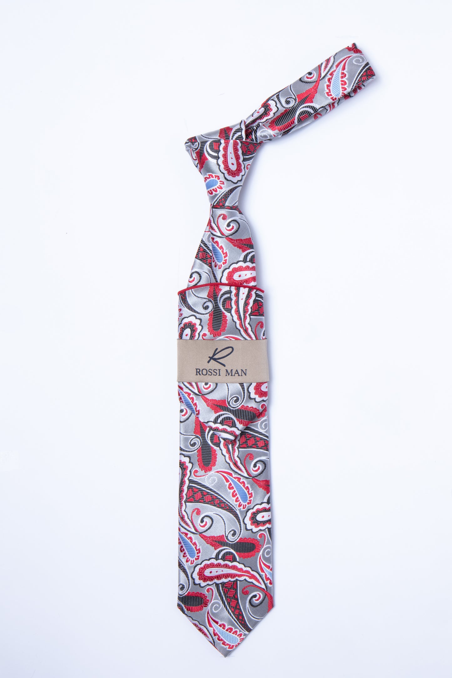 Rossi Man Tie and Pocket Round RMR302-6