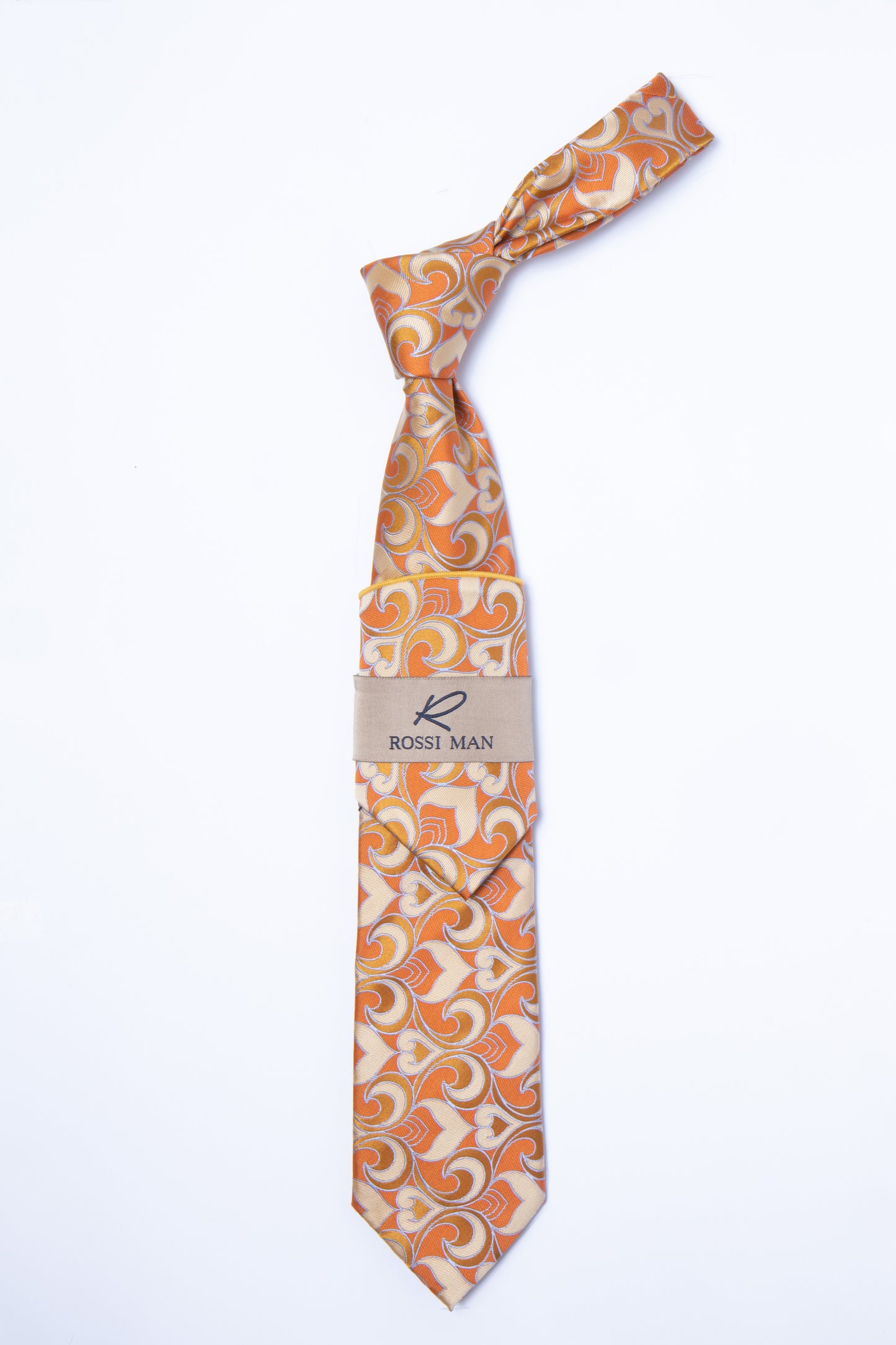 Rossi Man Tie and Pocket Round RMR304-2