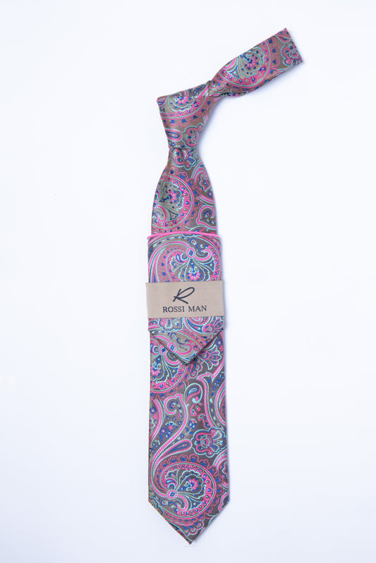 Rossi Man Tie and Pocket Round RMR306-4