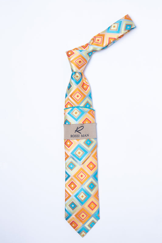 Rossi Man Tie and Pocket Round RMR307-3