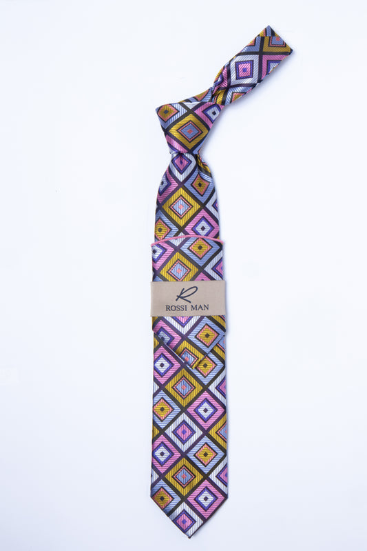Rossi Man Tie and Pocket Round RMR307-4