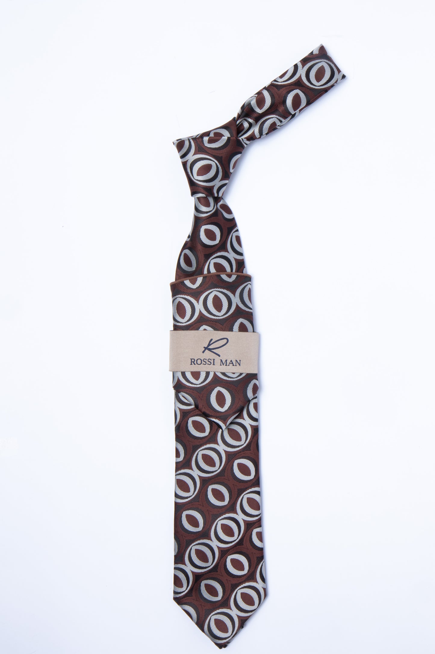 Rossi Man Tie and Pocket Round RMR308-4