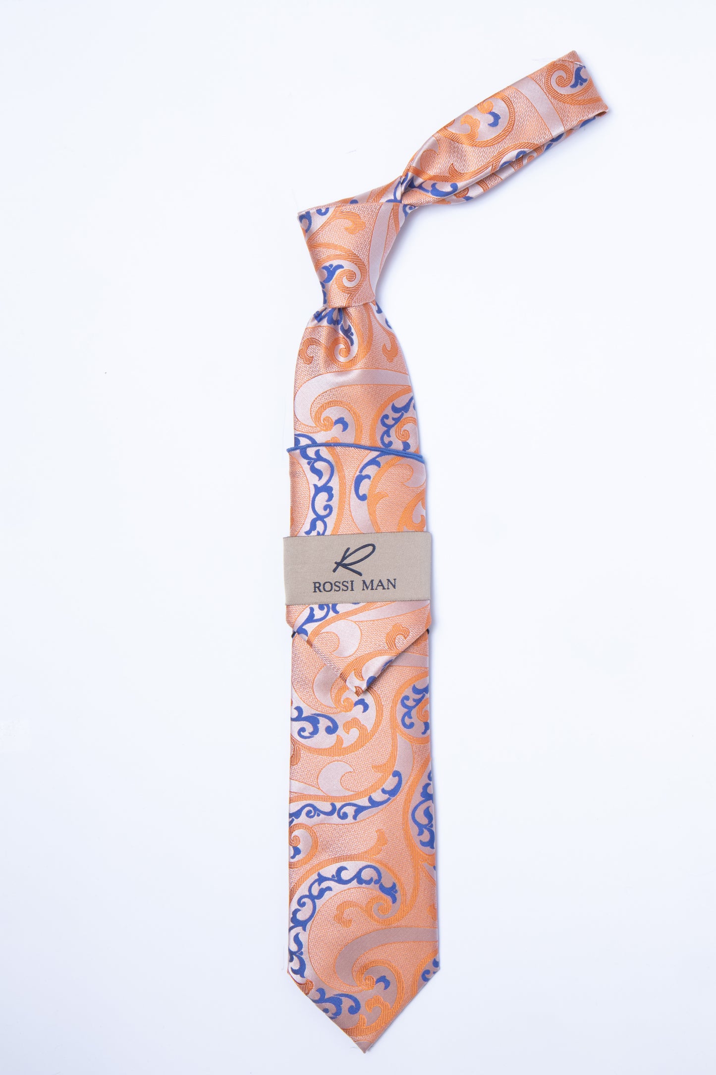 Rossi Man Tie and Pocket Round RMR313-1