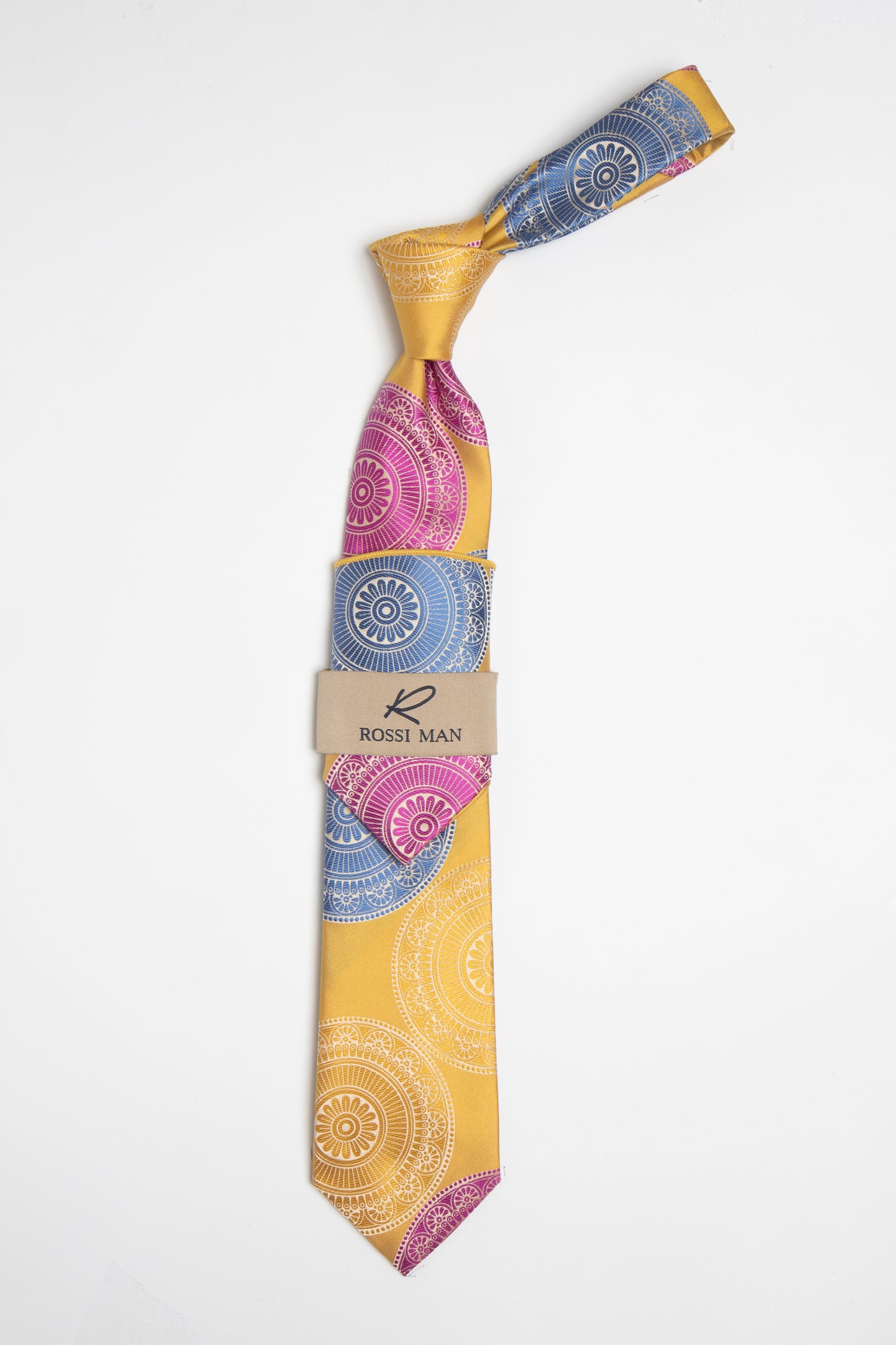 Rossi Man Tie and Pocket Round RMR350-1