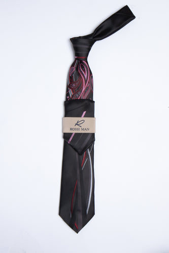 Rossi Man Tie and Pocket Round RMR357-1
