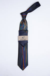 Rossi Man Tie and Pocket Round RMR357-3