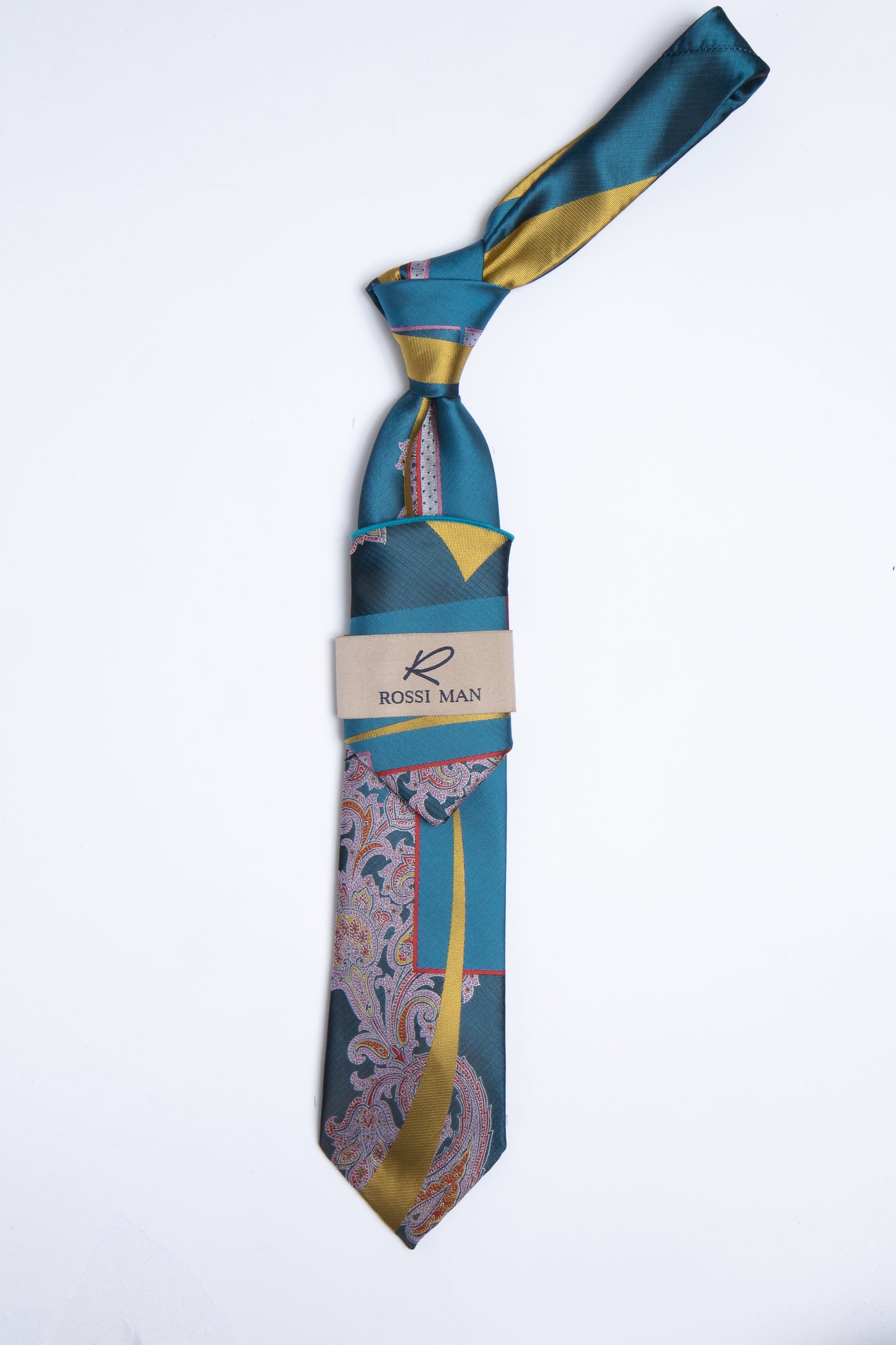 Rossi Man Tie and Pocket Round RMR358-1