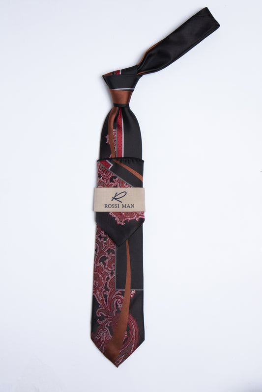 Rossi Man Tie and Pocket Round RMR358-3