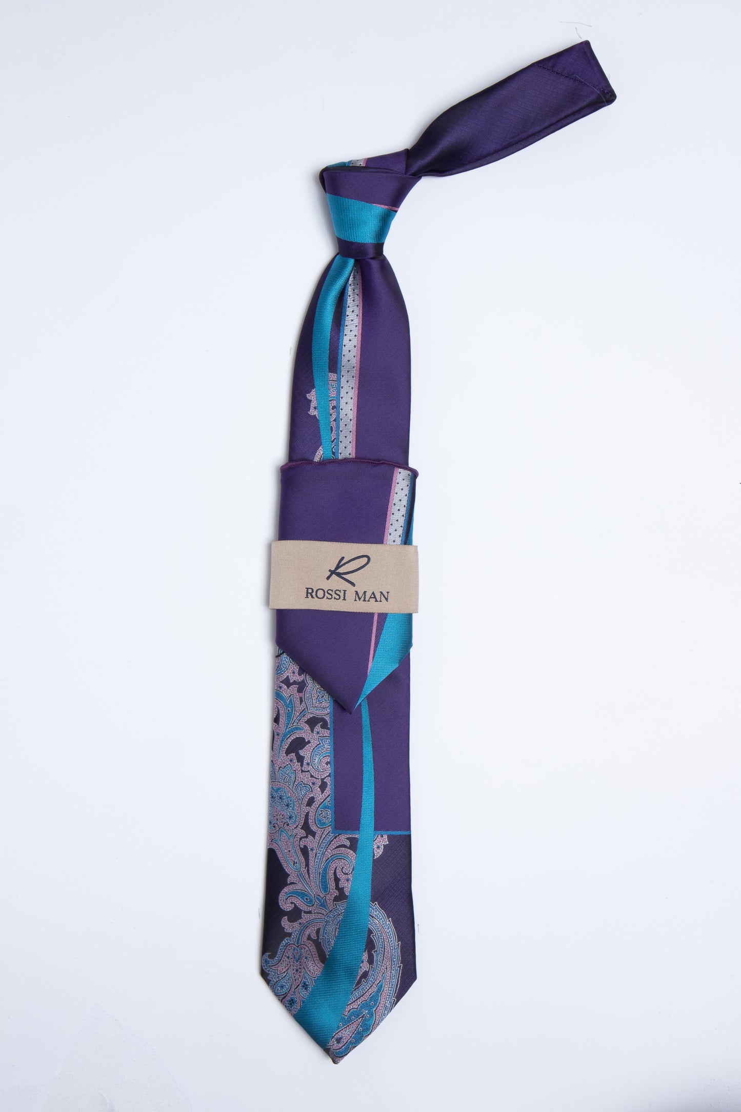 Rossi Man Tie and Pocket Round RMR358-5