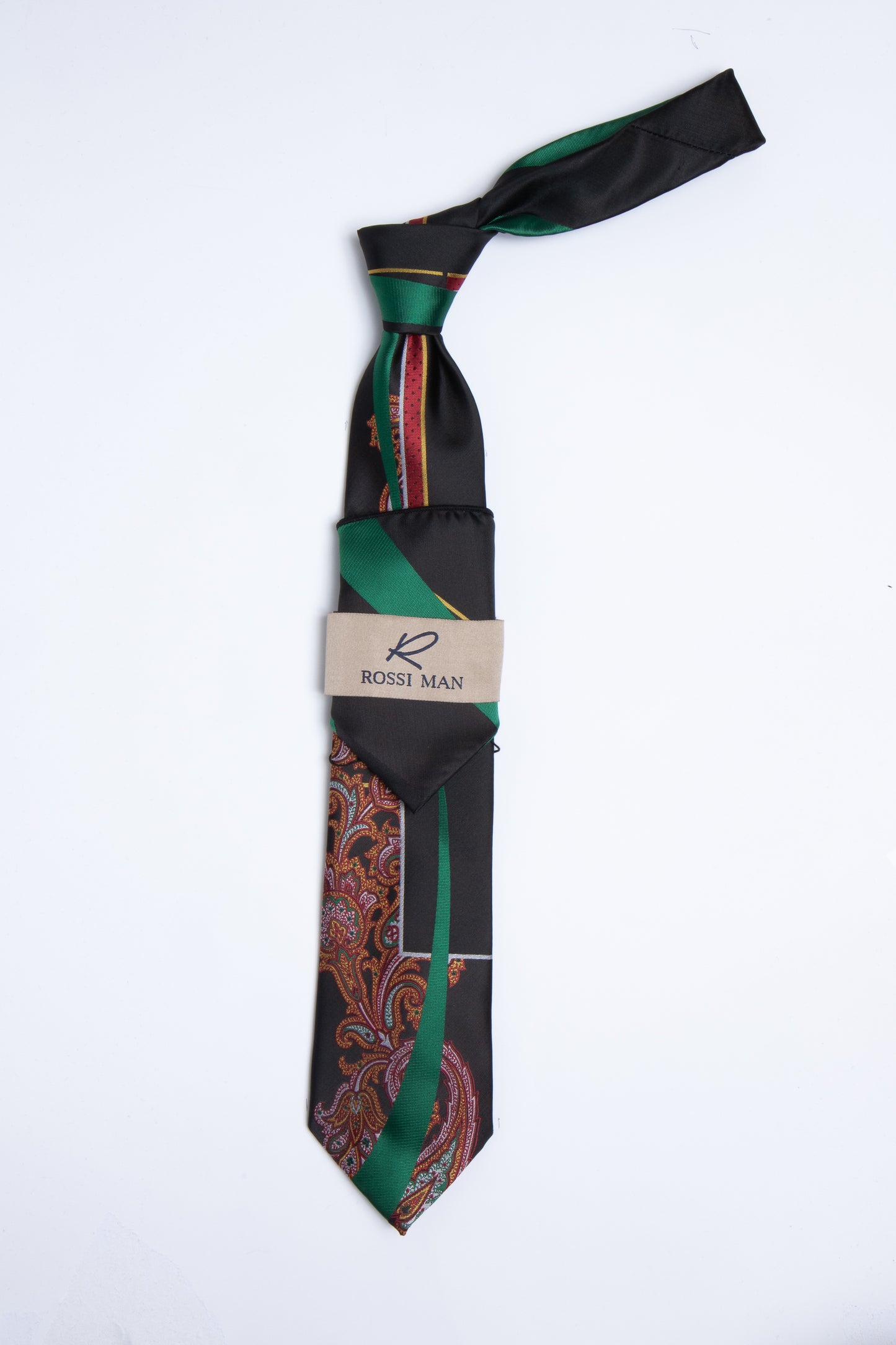 Rossi Man Tie and Pocket Round RMR358-6