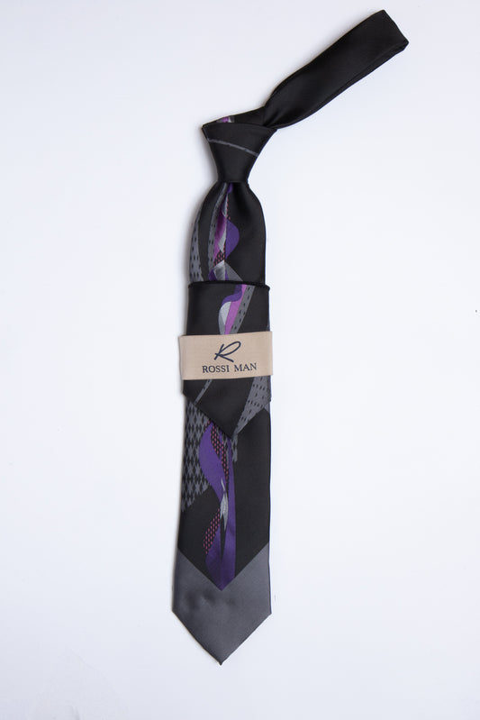 Rossi Man Tie and Pocket Round RMR359-2