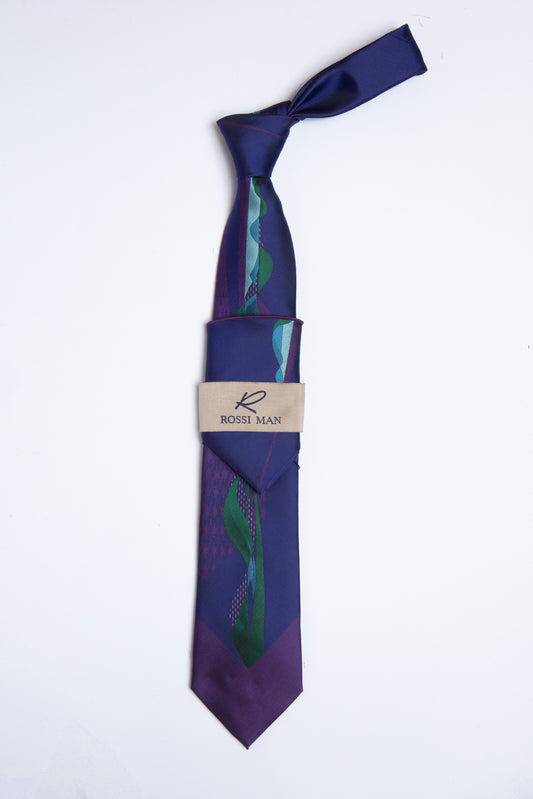 Rossi Man Tie and Pocket Round RMR359-3