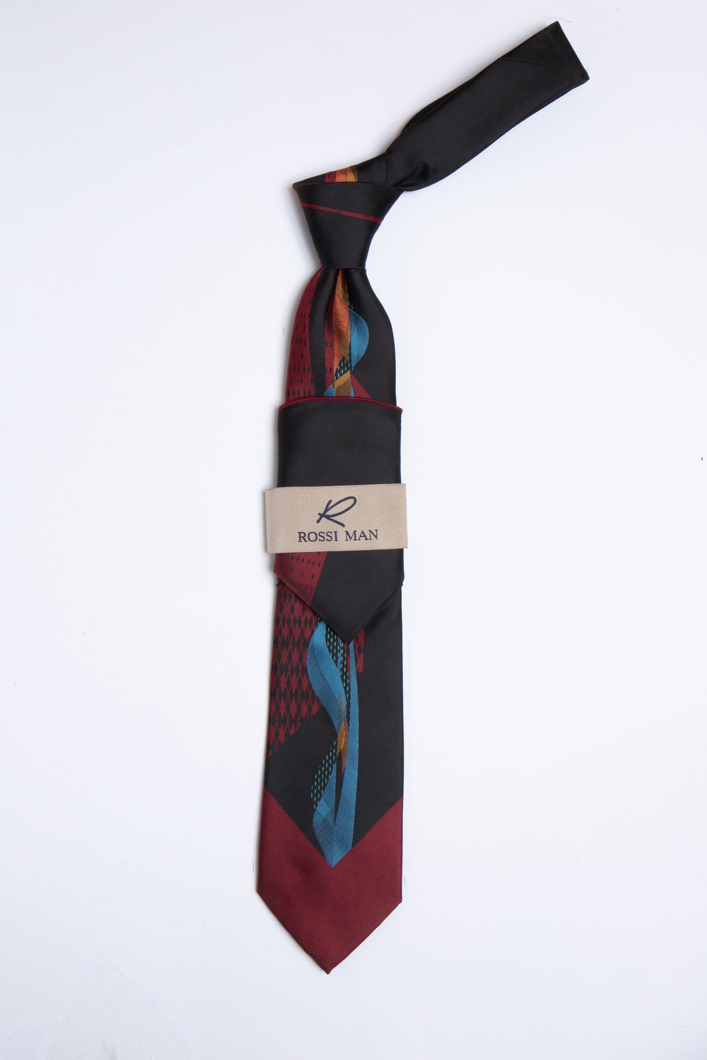Rossi Man Tie and Pocket Round RMR359-4