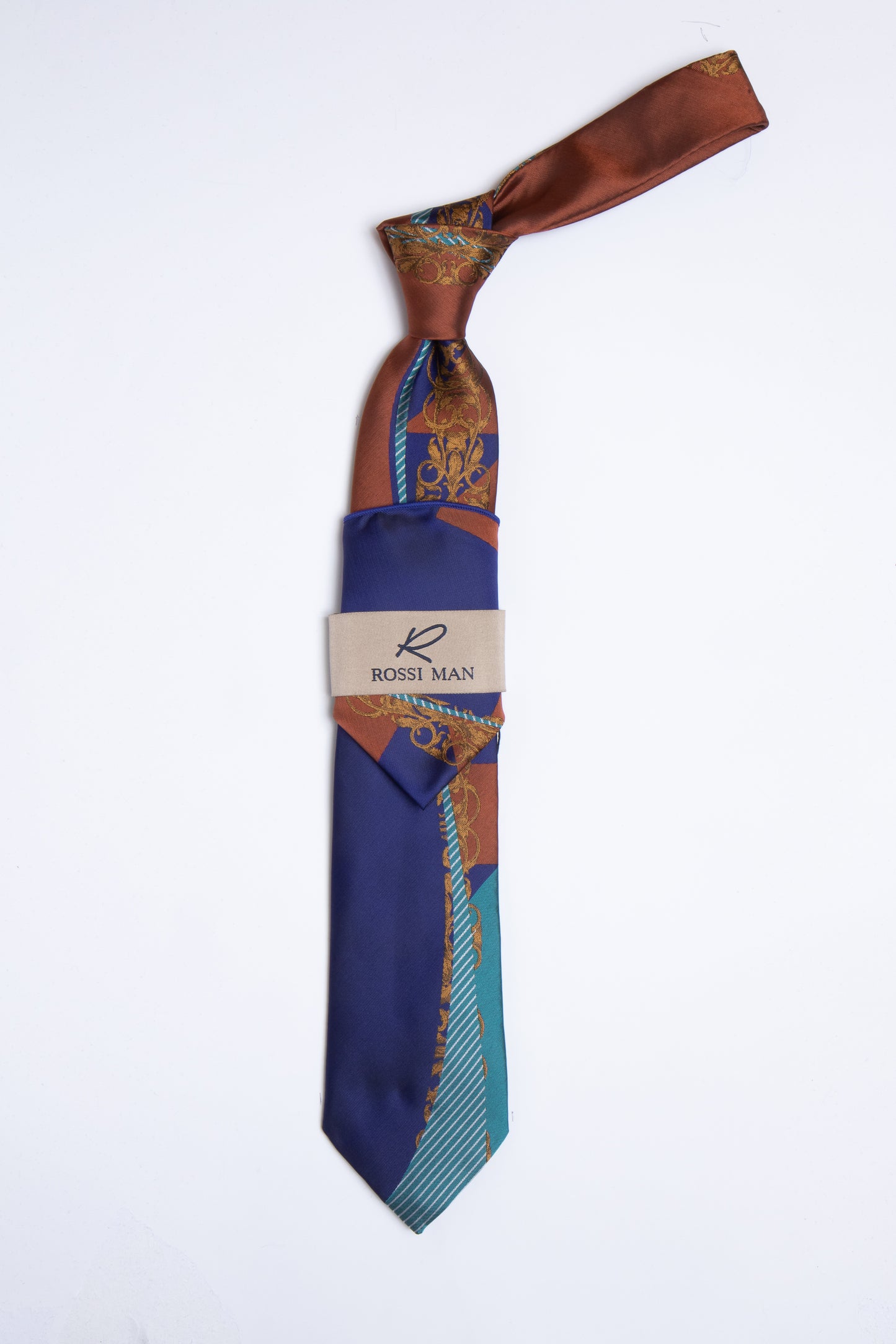 Rossi Man Tie and Pocket Round RMR360-4