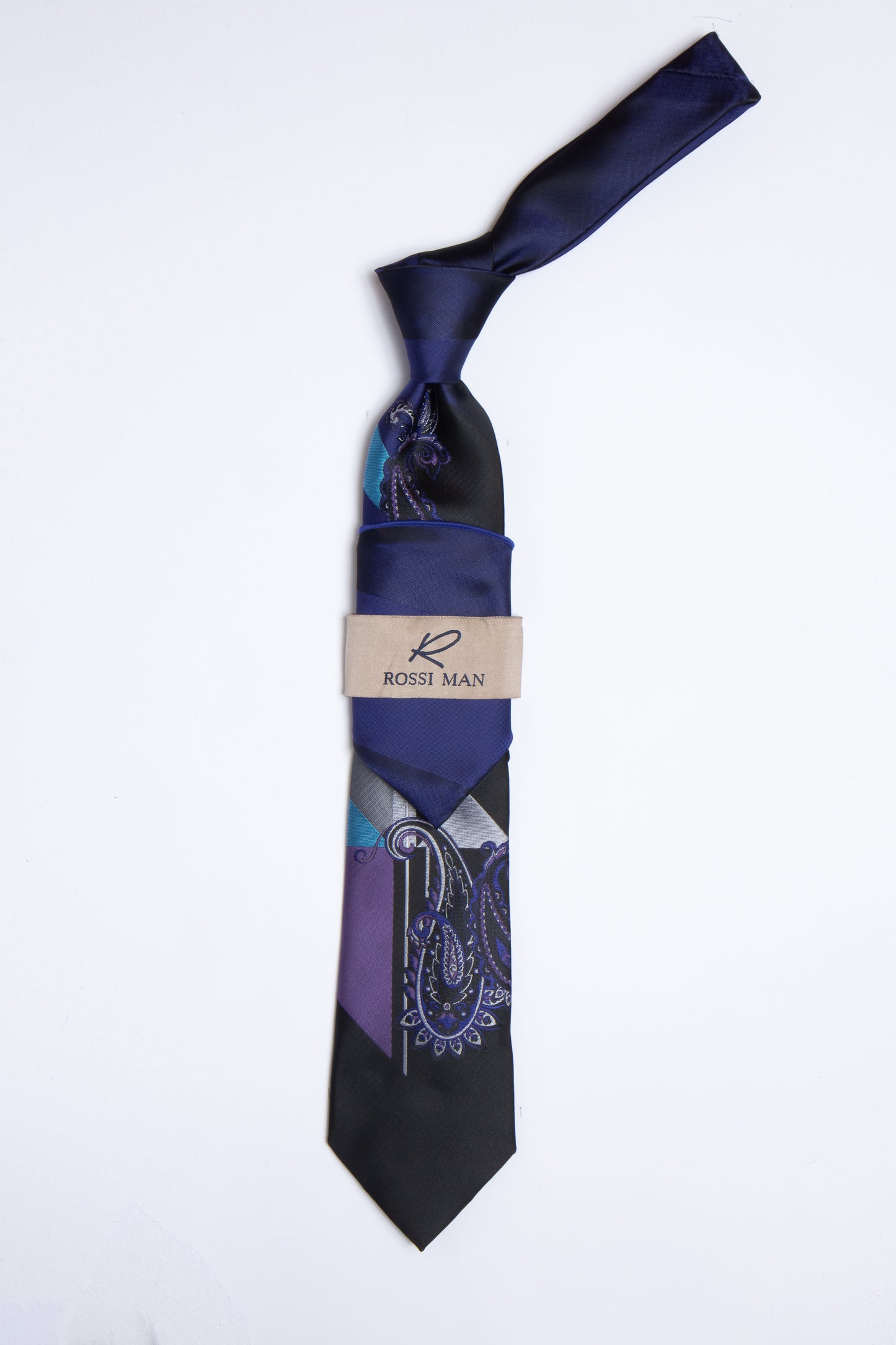 Rossi Man Tie and Pocket Round RMR361-4