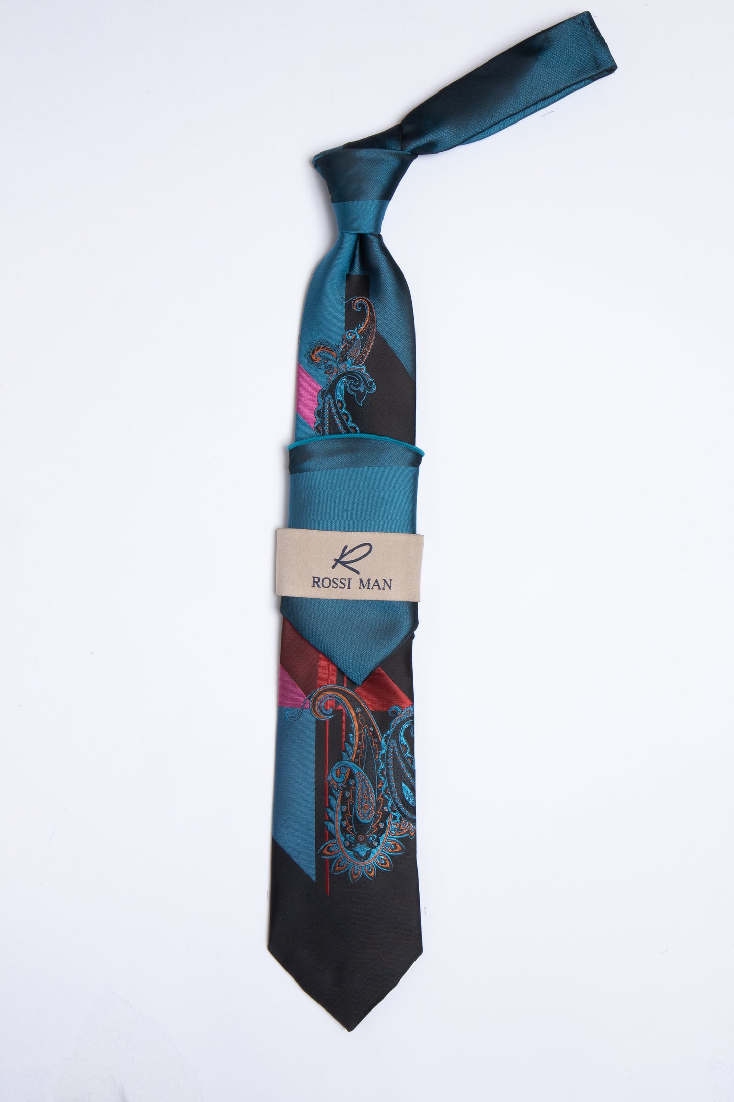 Rossi Man Tie and Pocket Round RMR361-6