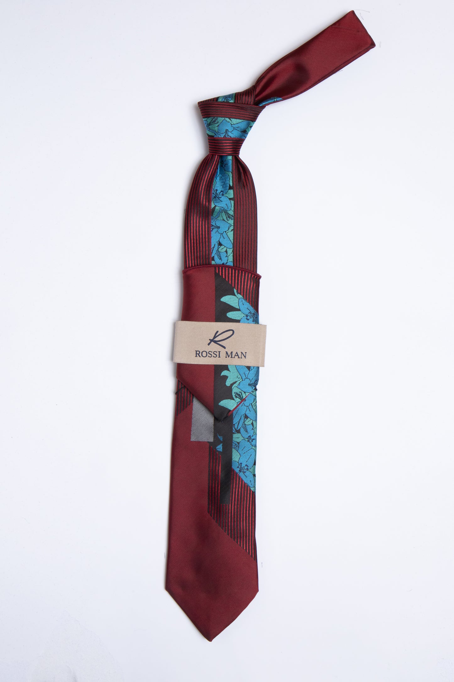 Rossi Man Tie and Pocket Round RMR362-4