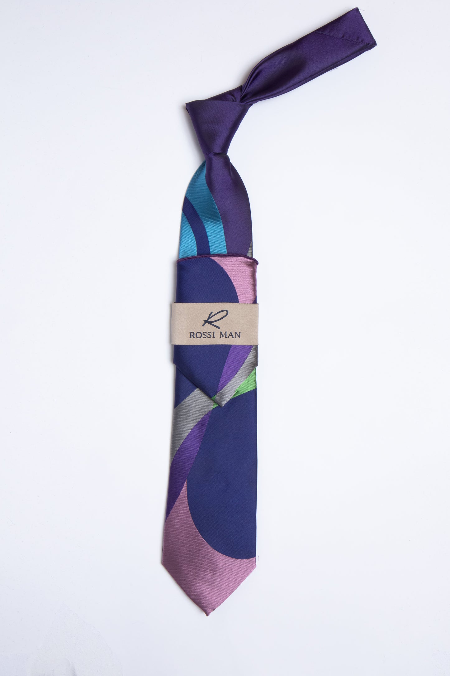 Rossi Man Tie and Pocket Round RMR363-4