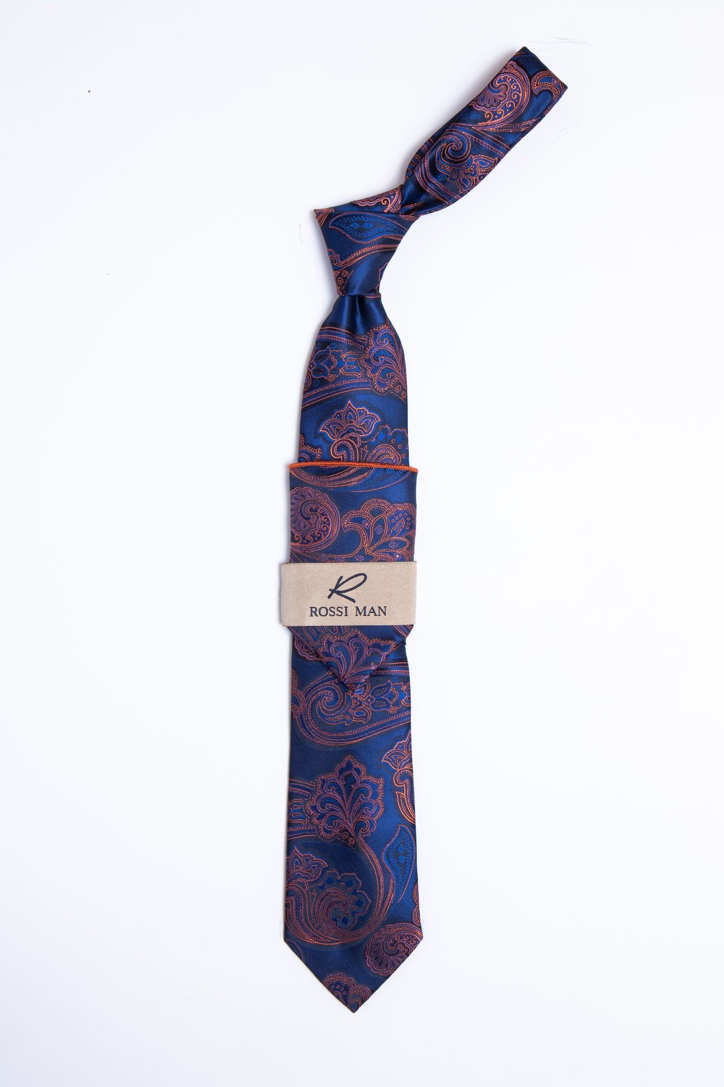 Rossi Man Tie and Pocket Round RMR409-5