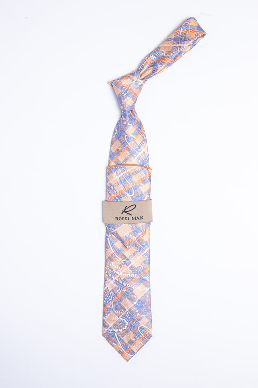 Rossi Man Tie and Pocket Round RMR412-3