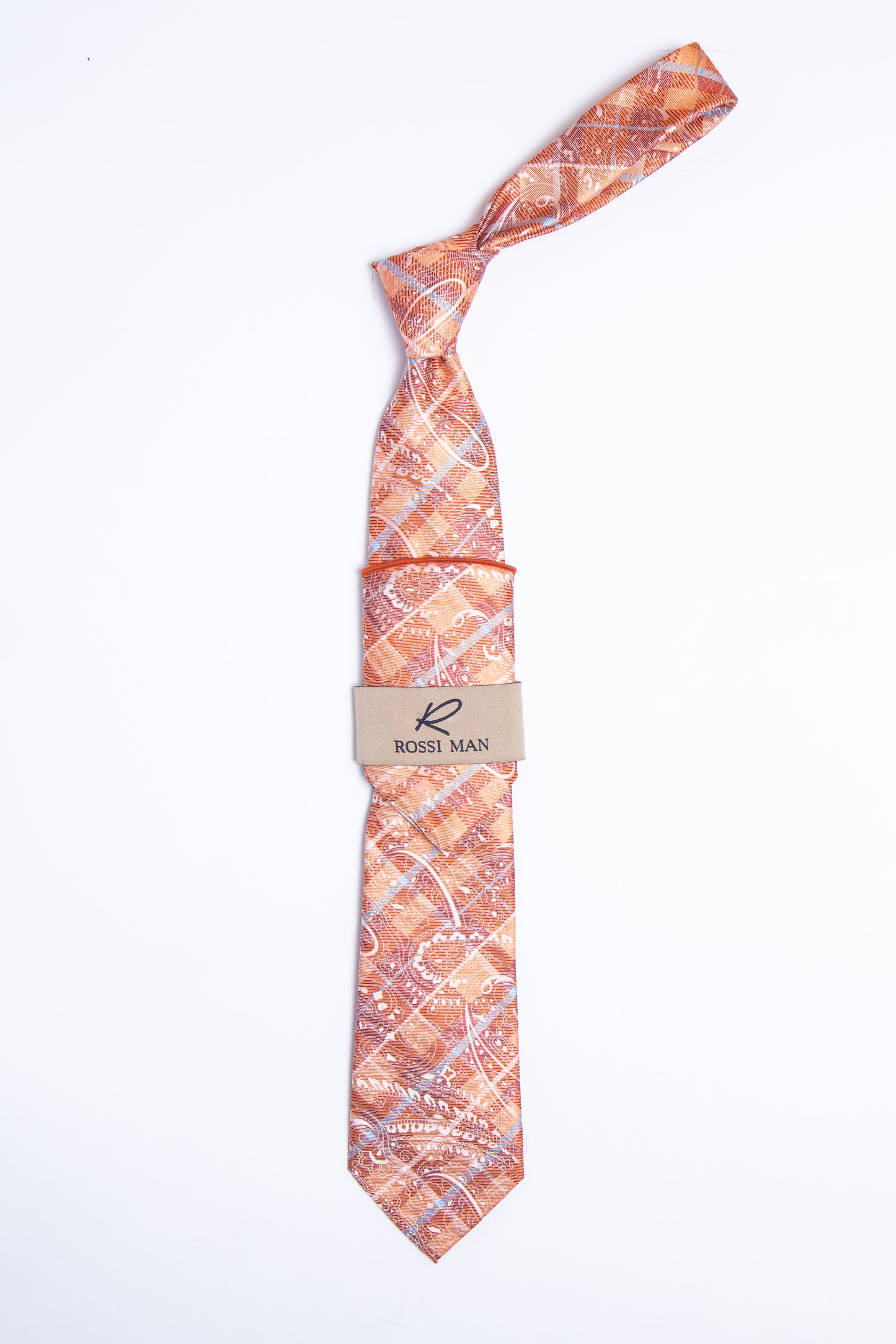 Rossi Man Tie and Pocket Round RMR412-4