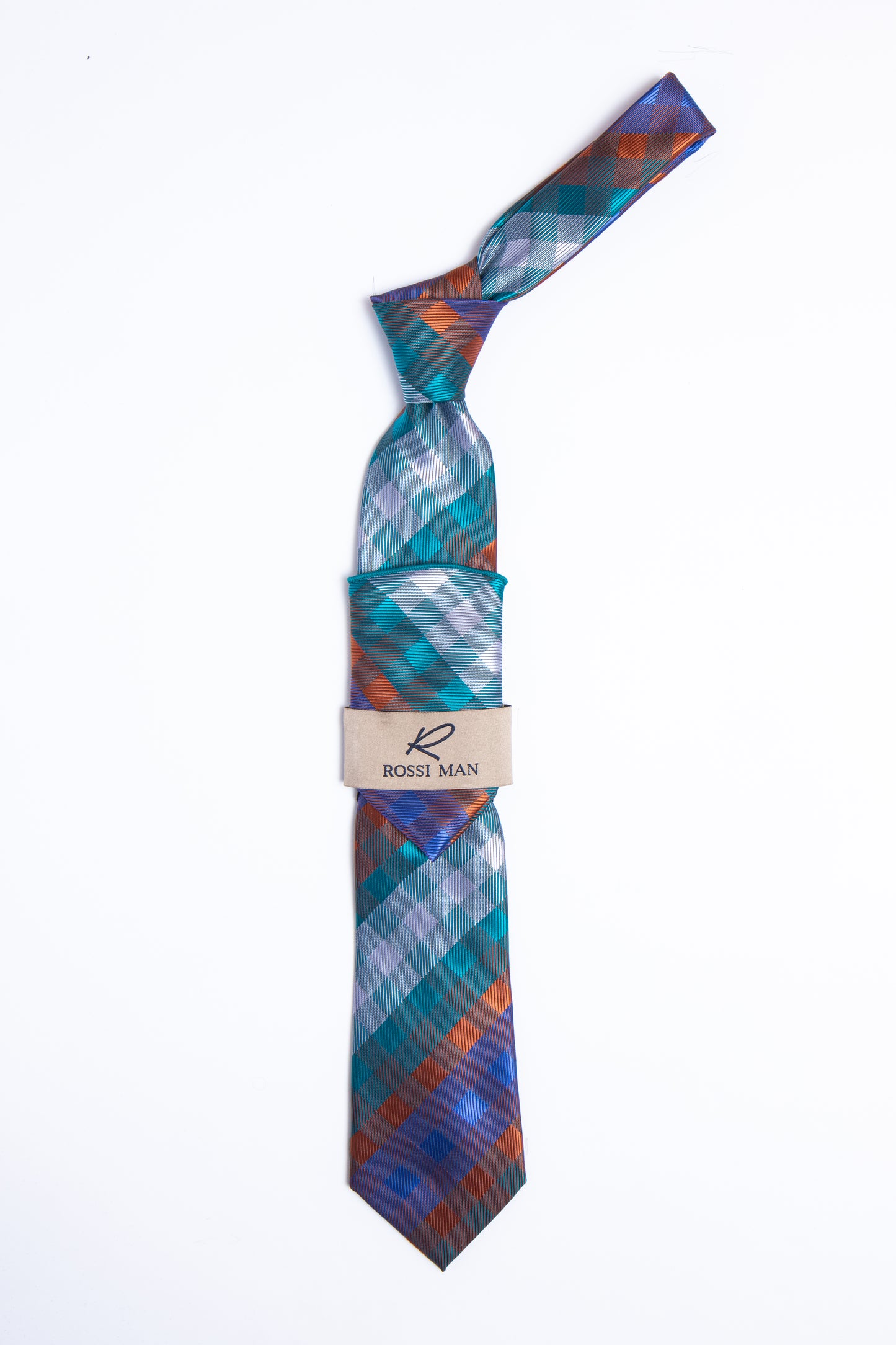 Rossi Man Tie and Pocket Round RMR417-1