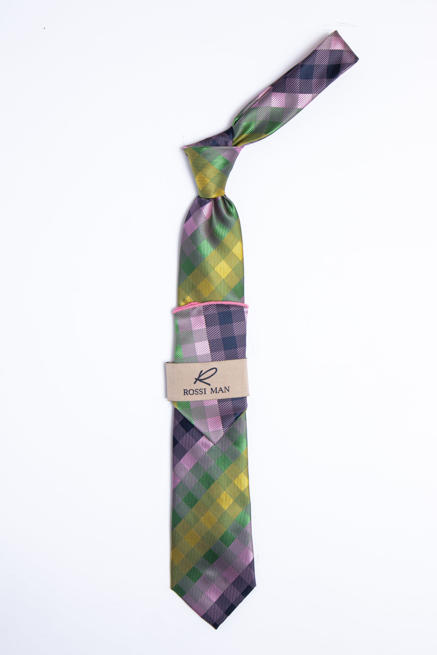 Rossi Man Tie and Pocket Round RMR417-3