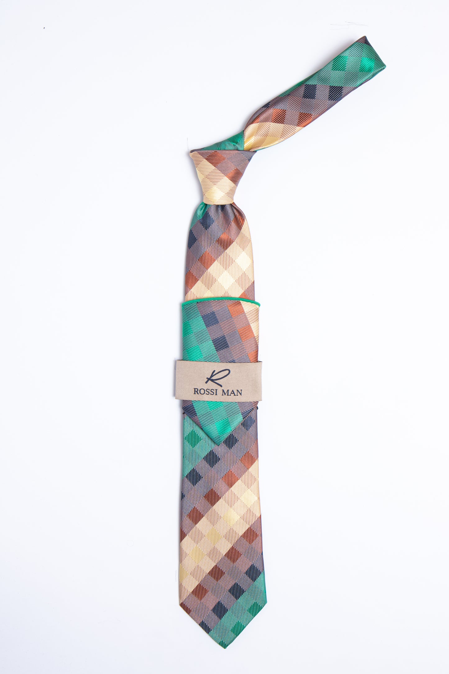 Rossi Man Tie and Pocket Round RMR417-4