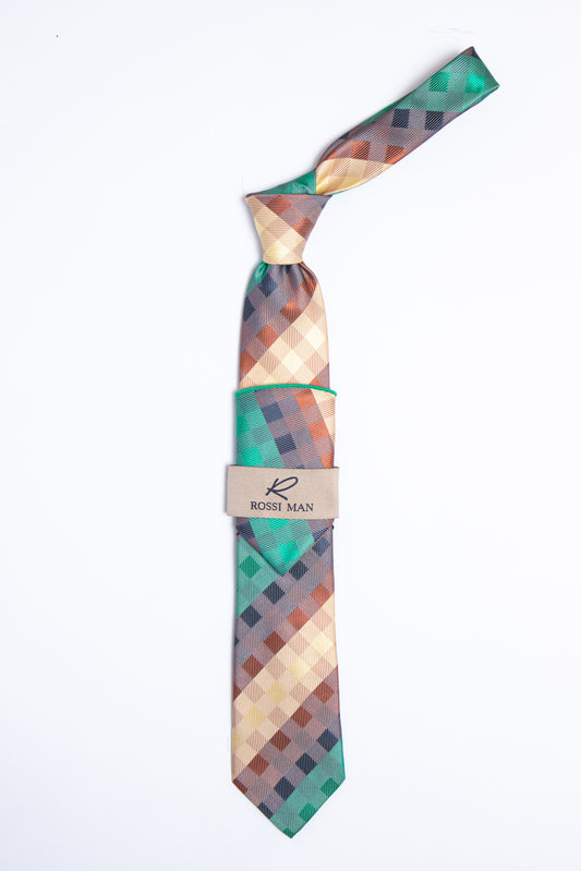 Rossi Man Tie and Pocket Round RMR417-4