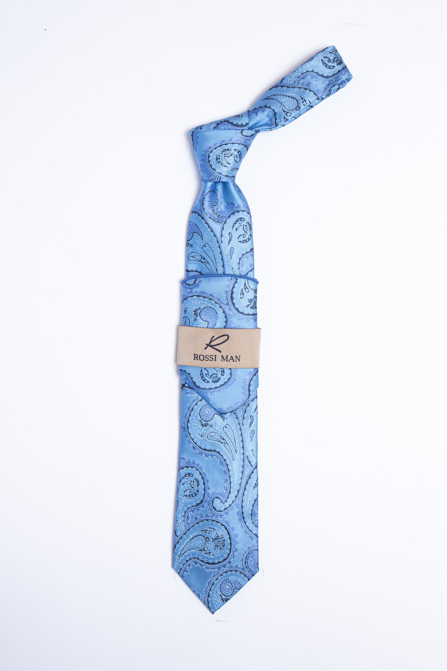 Rossi Man Tie and Pocket Round RMR420-2