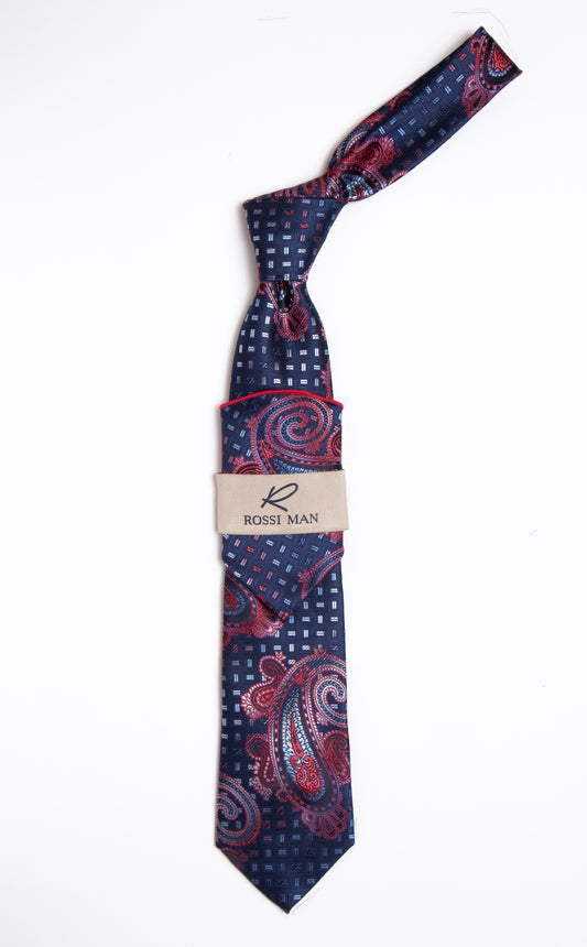 Rossi Man Tie and Pocket Round RMR466-1