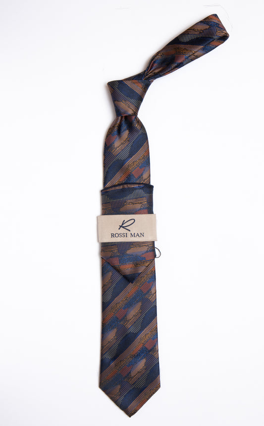 Rossi Man Tie and Pocket Round RMR467-2