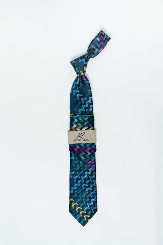 Rossi Man Tie and Pocket Round RMR501-2