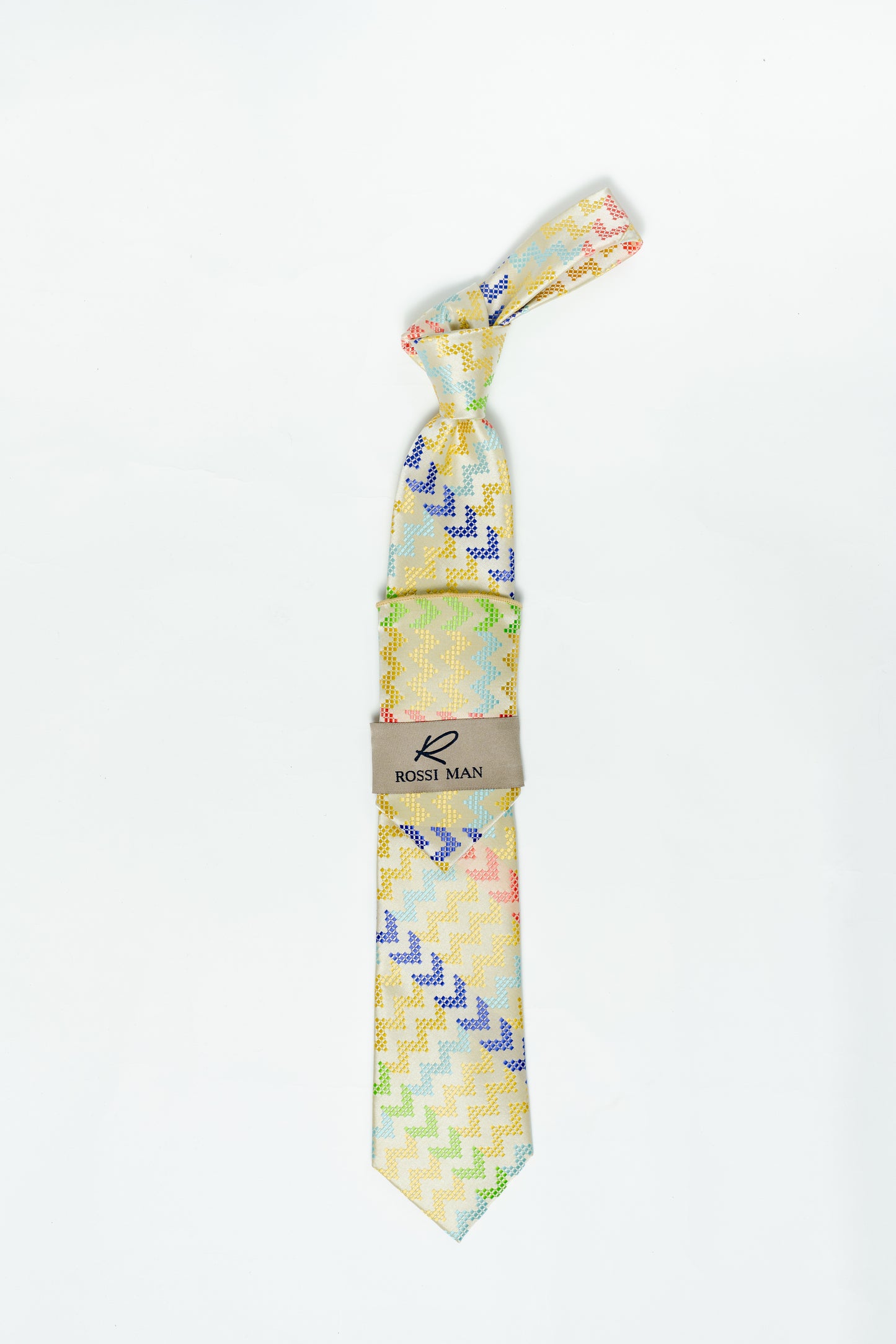 Rossi Man Tie and Pocket Round RMR501-3