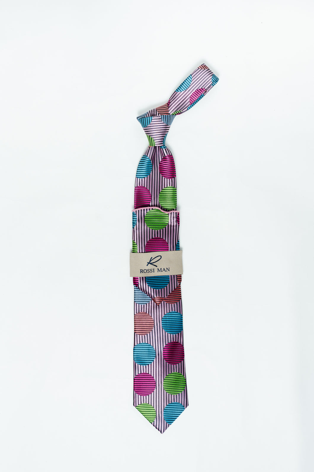 Rossi Man Tie and Pocket Round RMR502-1