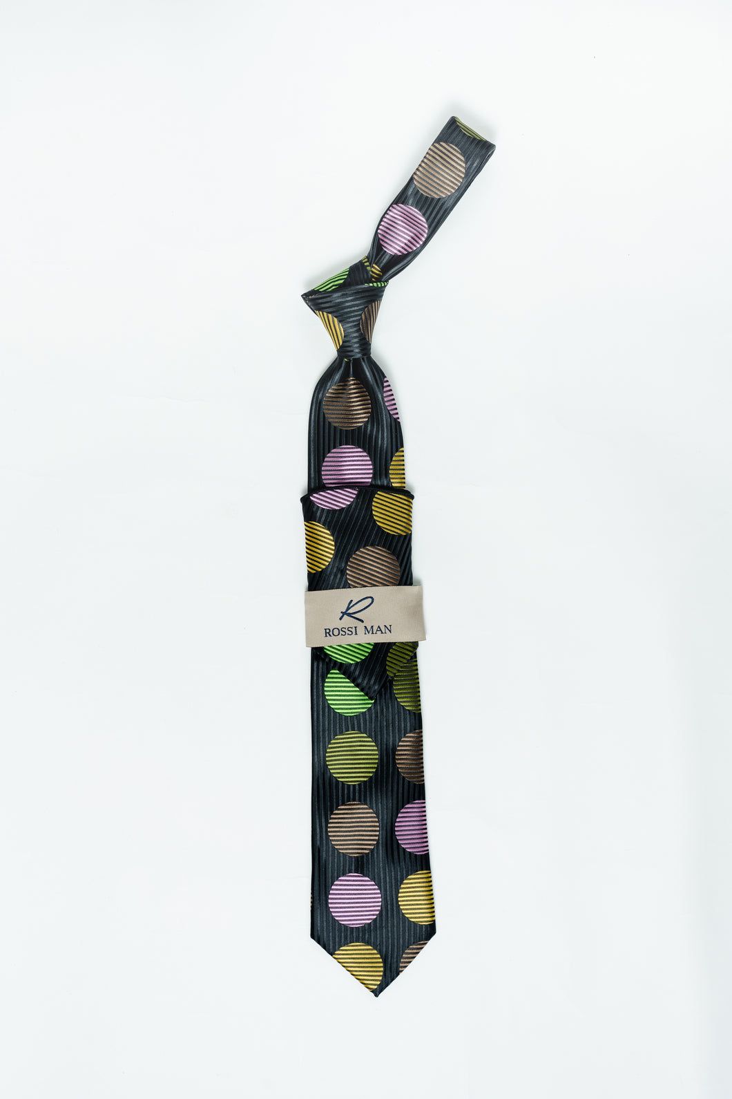Rossi Man Tie and Pocket Round RMR502-2