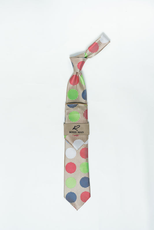 Rossi Man Tie and Pocket Round RMR502-4