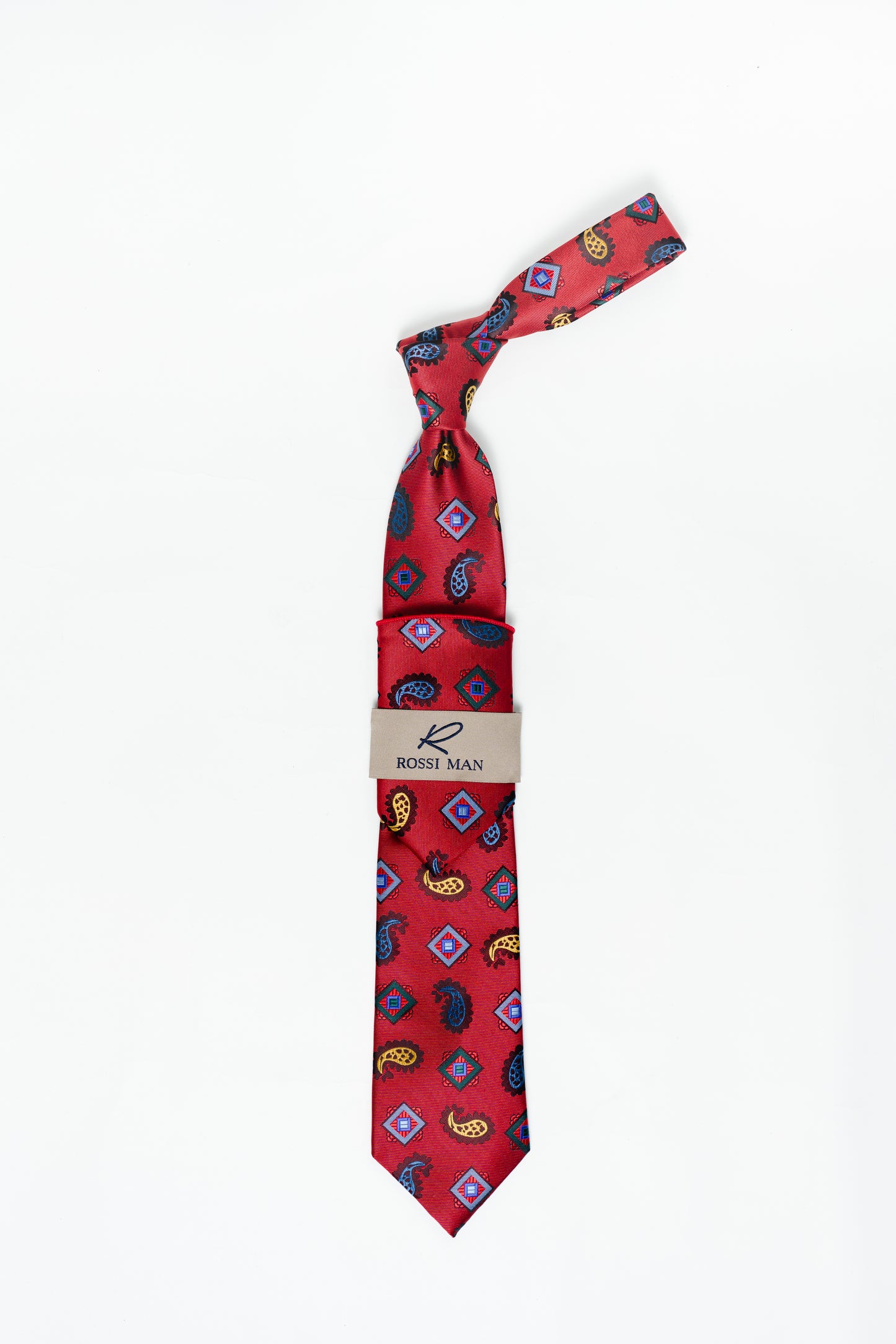 Rossi Man Tie and Pocket Round RMR504-2