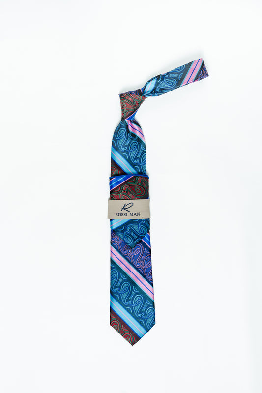 Rossi Man Tie and Pocket Round RMR505-1