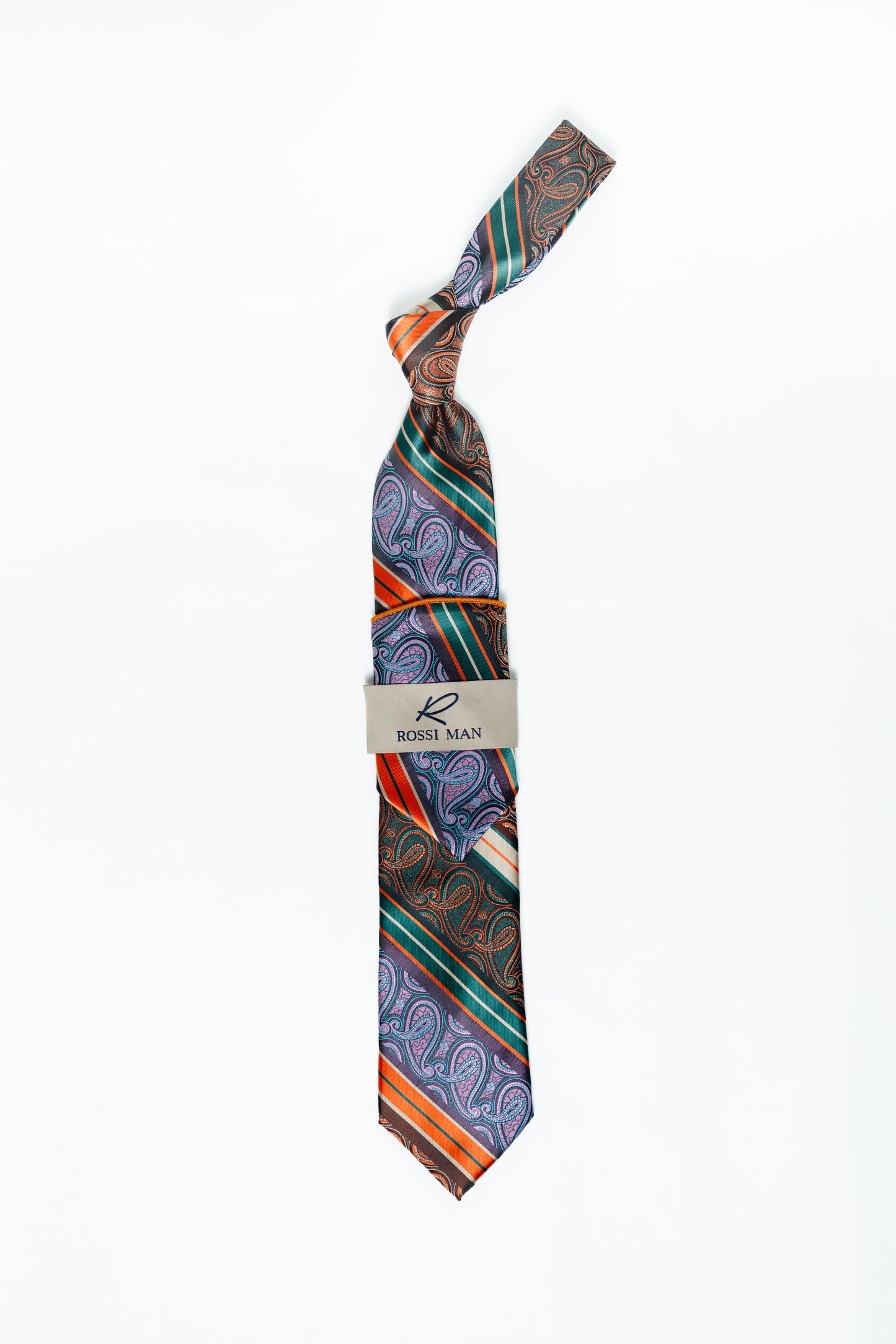 Rossi Man Tie and Pocket Round RMR505-2