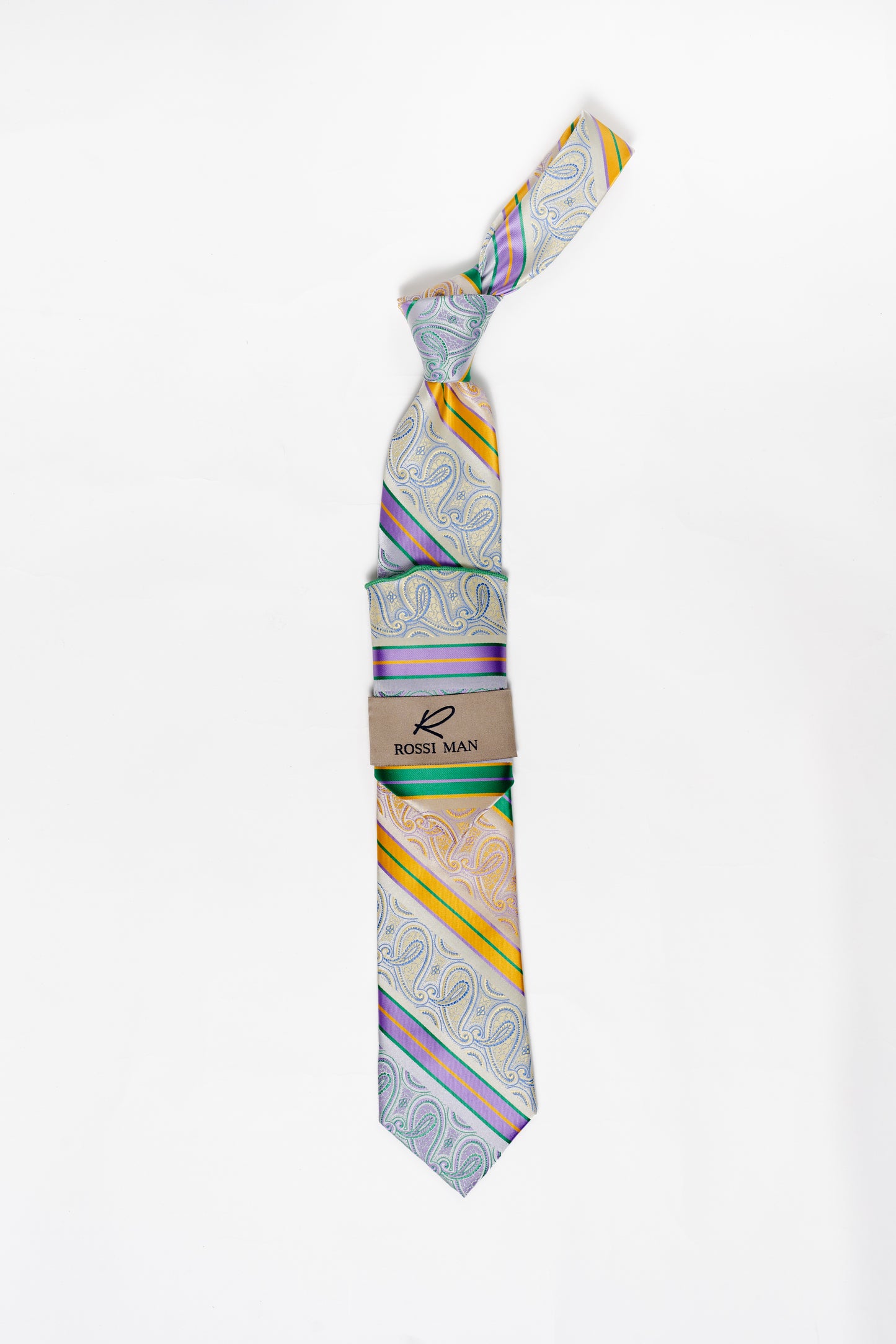 Rossi Man Tie and Pocket Round RMR505-4