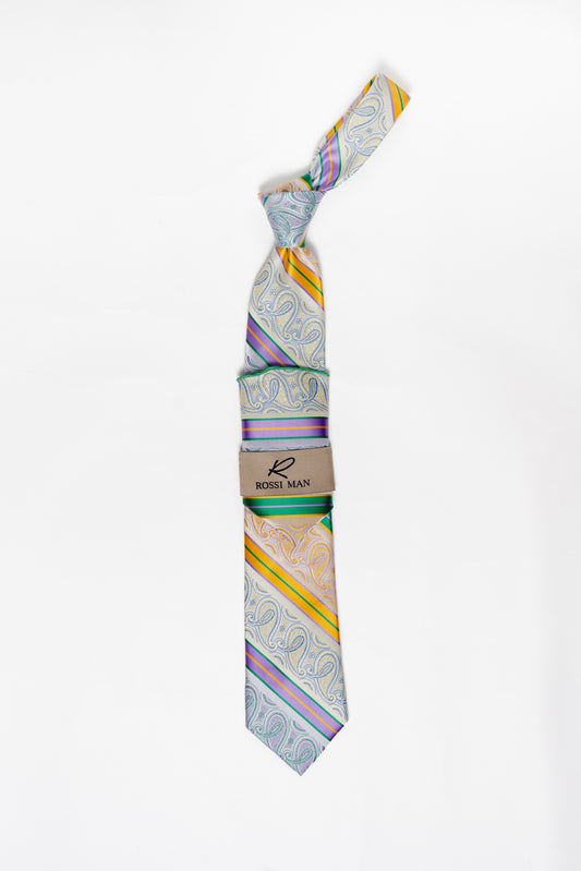 Rossi Man Tie and Pocket Round RMR505-4