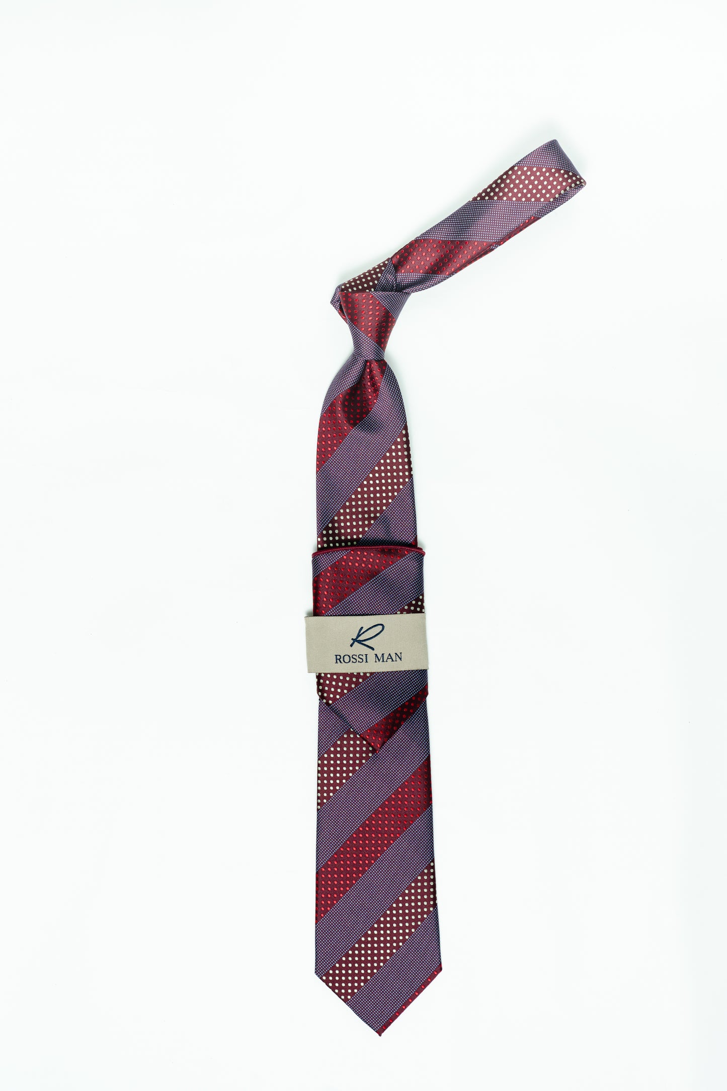 Rossi Man Tie and Pocket Round RMR507-1
