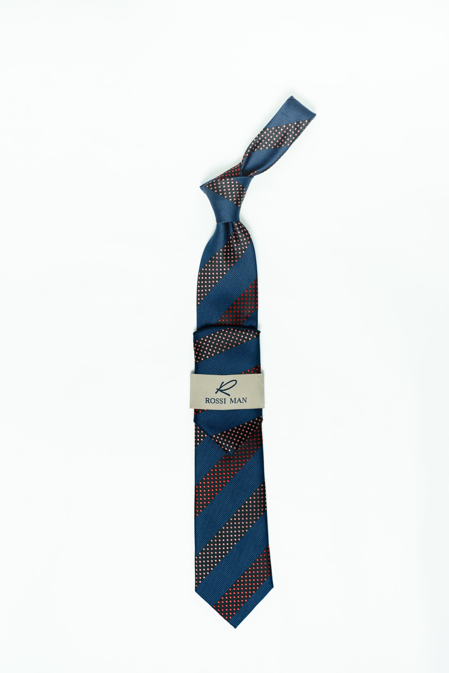 Rossi Man Tie and Pocket Round RMR507-4