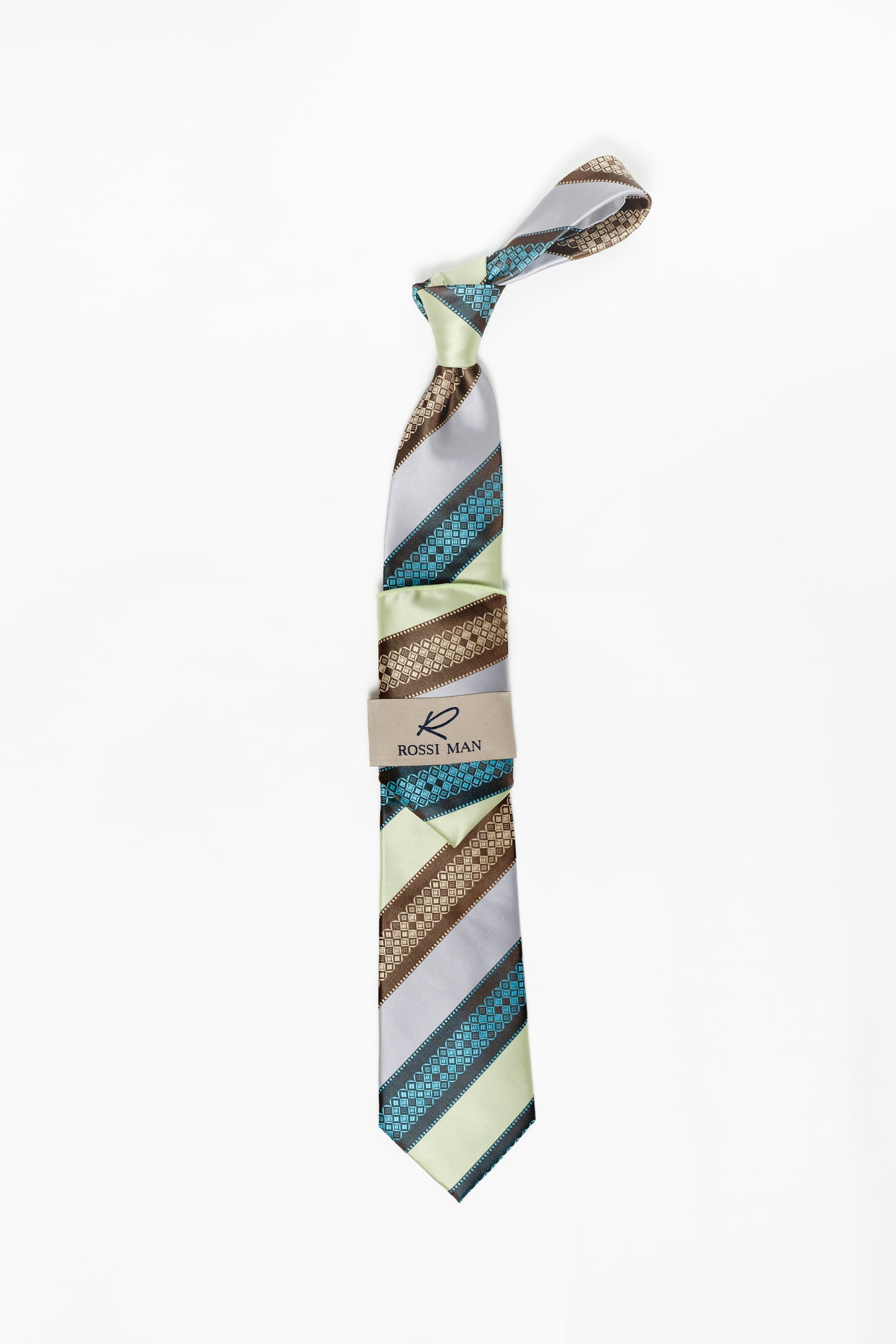 Rossi Man Tie and Pocket Round RMR509-3