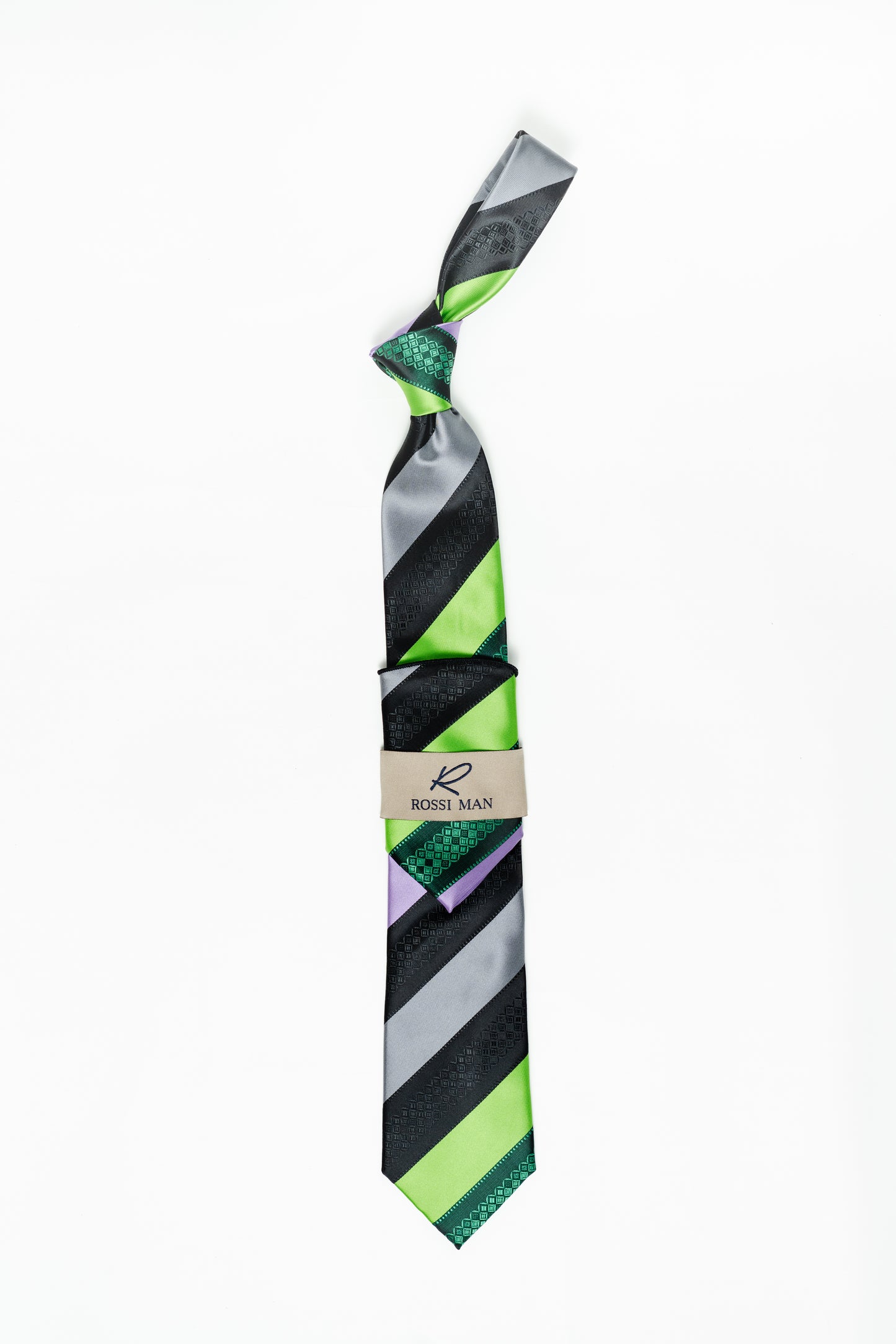 Rossi Man Tie and Pocket Round RMR509-4