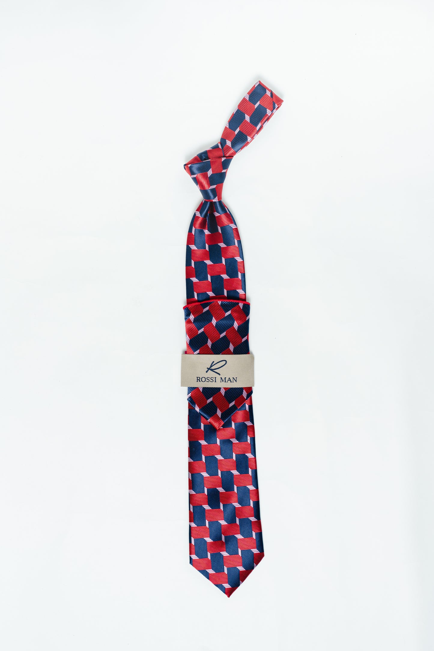 Rossi Man Tie and Pocket Round RMR510-1