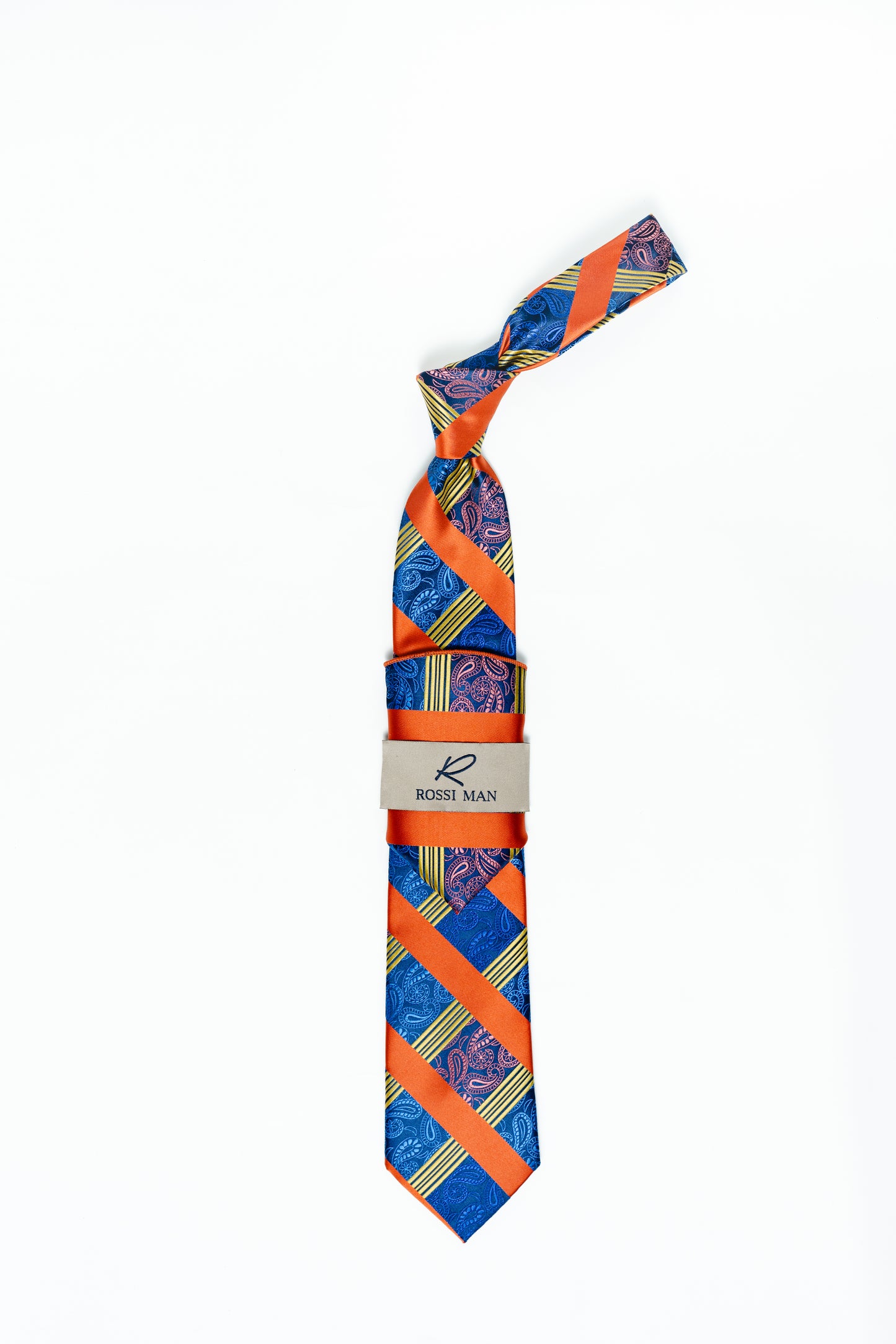 Rossi Man Tie and Pocket Round RMR511-2